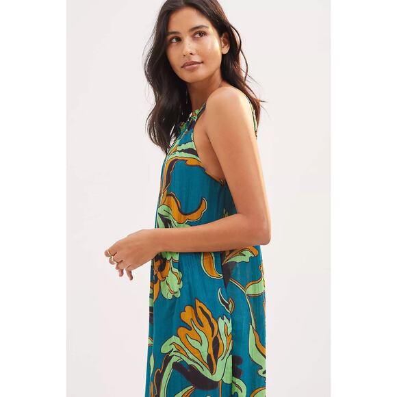 Anthropologie Summer Breeze Wide-Leg Jumpsuit size small - Picture 2 of 8